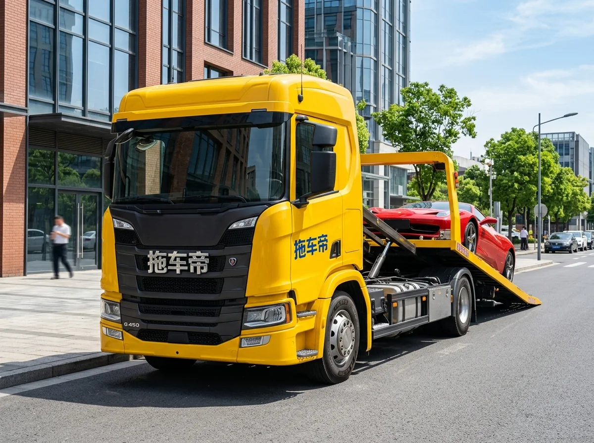 汽车托运到达交接现场